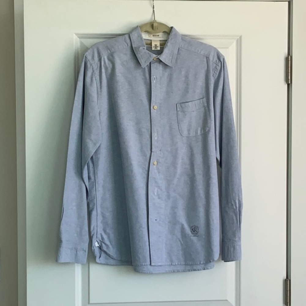 Mens Buttondown in Blue